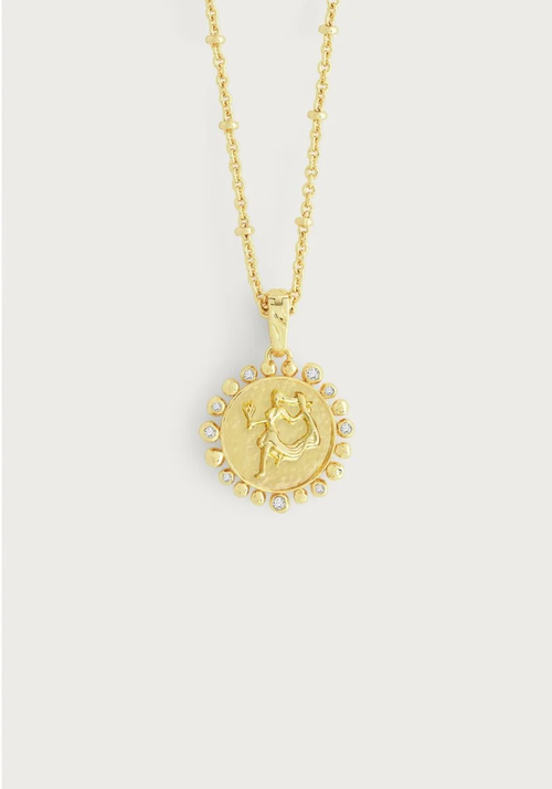 Anabel Aram Zodiac Pendant Necklace Virgo