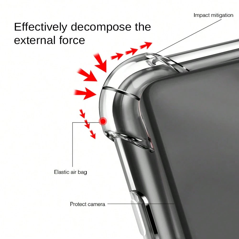 Anti-Drop Full Coverage Transparent TPU Gel Rubber Ultra-Thin Durable Soft Shockproof Scratch-Resistant Protective Case Compatible With Xiaomi 17 T/17 T Pro Phone Camera Protection Phone Protective Co