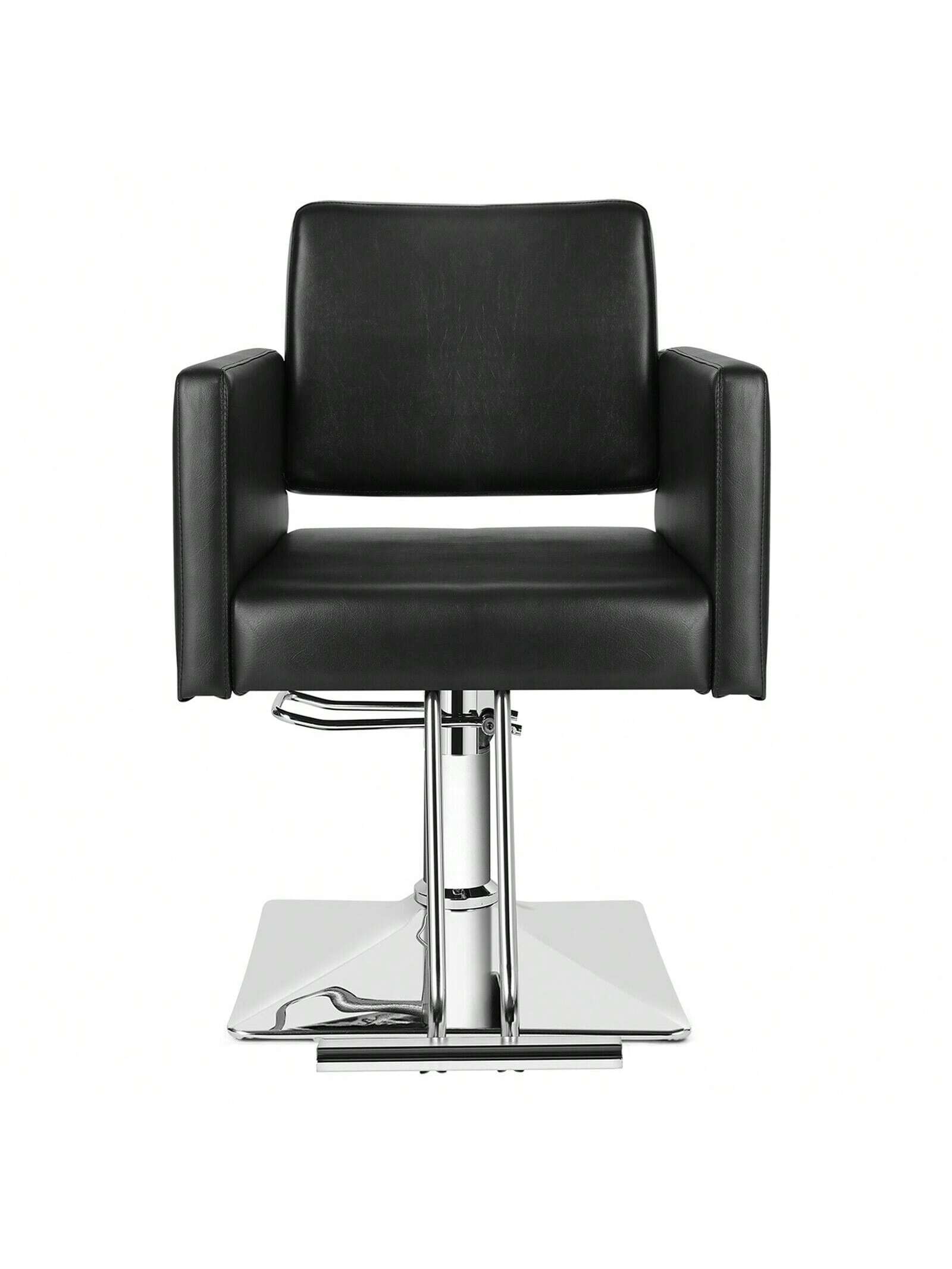 Artist hand Salon Black Chair| Hair Stylist, Women, Man| Heavy Duty Hydraulic Pump, 360 Degrees Rolling Swivel, Spa Beauty Equipment| Max Load Weight 330 Lbs
