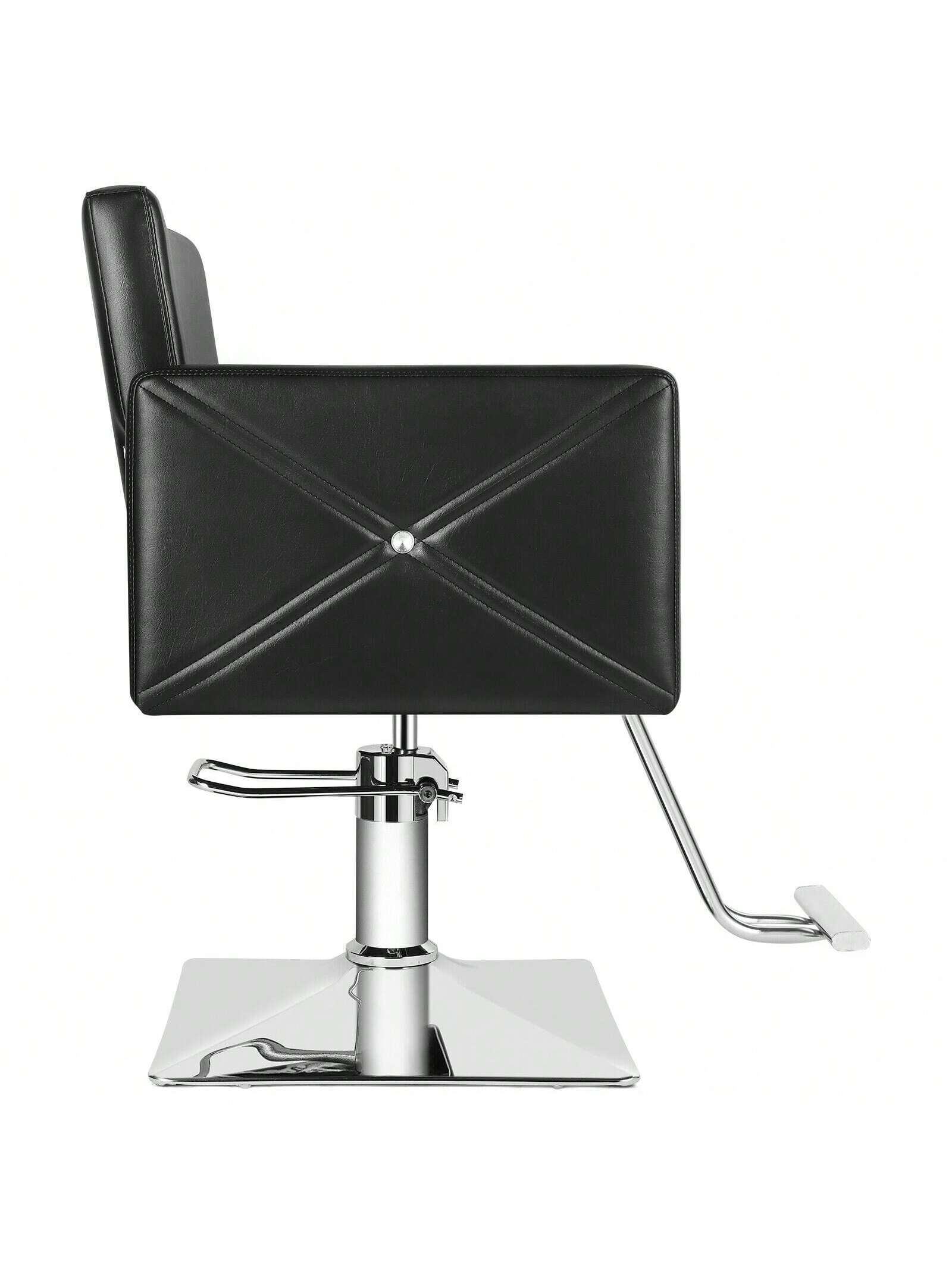 Artist hand Salon Black Chair| Hair Stylist, Women, Man| Heavy Duty Hydraulic Pump, 360 Degrees Rolling Swivel, Spa Beauty Equipment| Max Load Weight 330 Lbs