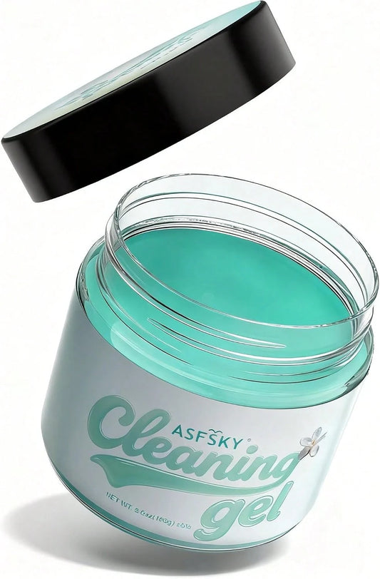 ASFSKY Car Cleaning Gel (Green,Magnolia) Cleaning Putty Universal Dust Cleaning Car Interior Cleaner Keyboard Dust Remover Car Slime Gifts For Women