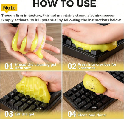 ASFSKY Car Cleaning Gel (Green,Magnolia) Cleaning Putty Universal Dust Cleaning Car Interior Cleaner Keyboard Dust Remover Car Slime Gifts For Women