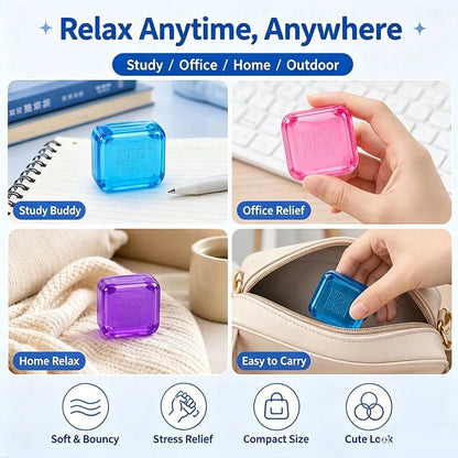 asmodee NeeDoh Squishy Toys (4pcs), Stress Relief Toys- Perfect For Office Relaxation Or Home Entertainment. Great Choice For Graduation Gifts, Soft Toys Or Room Decor.
