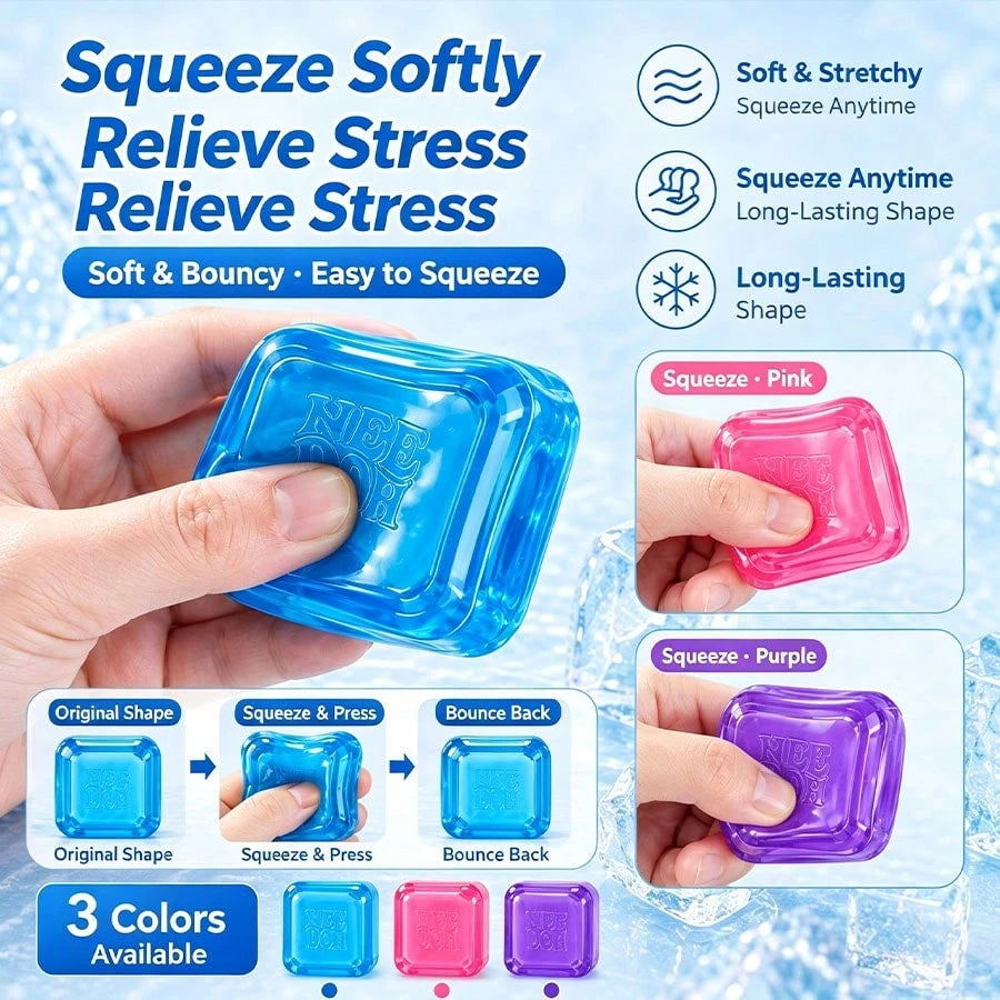asmodee NeeDoh Squishy Toys (4pcs), Stress Relief Toys- Perfect For Office Relaxation Or Home Entertainment. Great Choice For Graduation Gifts, Soft Toys Or Room Decor.