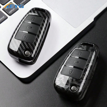 Audi A1 A3 A4 8P 8L 8V A5 B6 B7 A6 A7 C5 C6 Q3 Q5 Q7 4F S3 S4 S6 RS3 TT Dedicated ABS Carbon Fiber Car Key Fob Protective Case