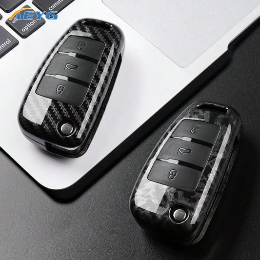 Audi A1 A3 A4 8P 8L 8V A5 B6 B7 A6 A7 C5 C6 Q3 Q5 Q7 4F S3 S4 S6 RS3 TT Dedicated ABS Carbon Fiber Car Key Fob Protective Case