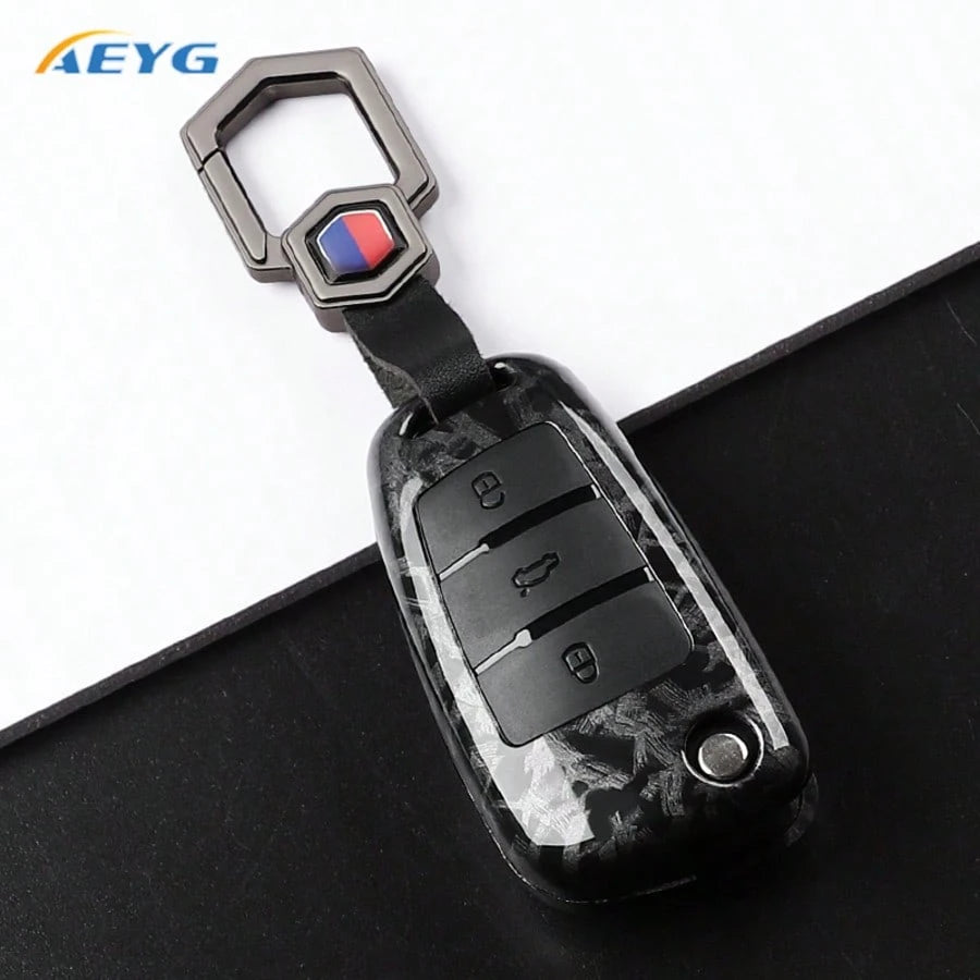 Audi A1 A3 A4 8P 8L 8V A5 B6 B7 A6 A7 C5 C6 Q3 Q5 Q7 4F S3 S4 S6 RS3 TT Dedicated ABS Carbon Fiber Car Key Fob Protective Case