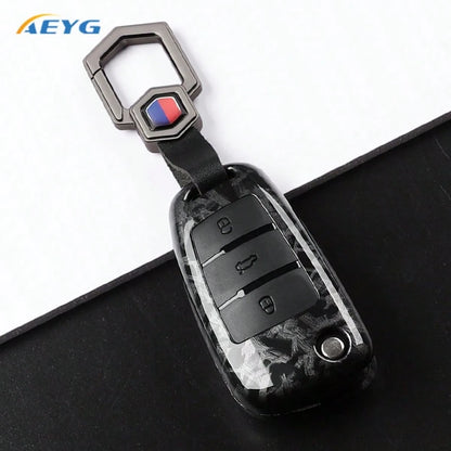 Audi A1 A3 A4 8P 8L 8V A5 B6 B7 A6 A7 C5 C6 Q3 Q5 Q7 4F S3 S4 S6 RS3 TT Dedicated ABS Carbon Fiber Car Key Fob Protective Case