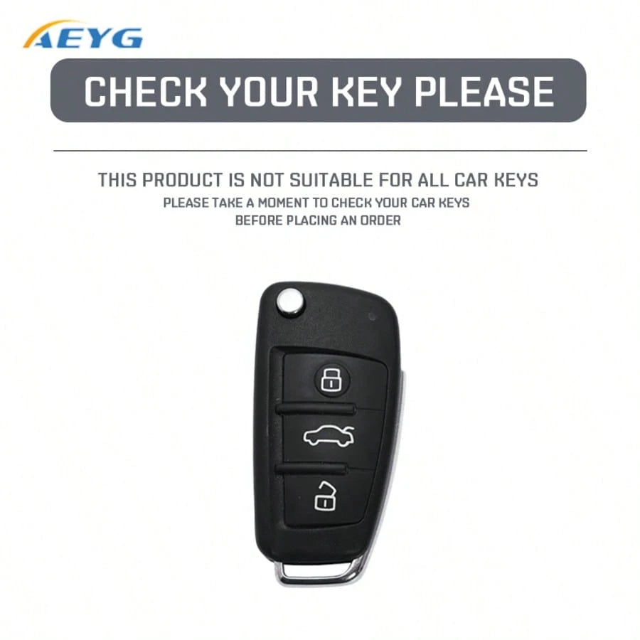 Audi A1 A3 A4 8P 8L 8V A5 B6 B7 A6 A7 C5 C6 Q3 Q5 Q7 4F S3 S4 S6 RS3 TT Dedicated ABS Carbon Fiber Car Key Fob Protective Case