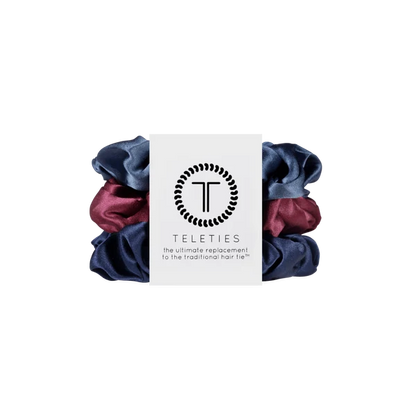 Autumn Assortments Large 3 Pack Silk Scrunchies