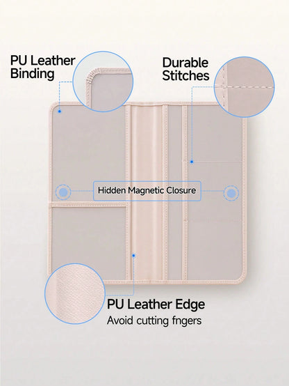 Ayotu Airplane Flight Route Pattern Car Registration & Insurance Holder- Vehicle Glove Box Organizer, Car & Truck Accessory Box, Suitable For Storing Important Documents, Driver's License, Passport