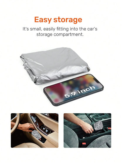 Baby Car Seat Sun Shade, Double-Sided Dust-Proof Design, Adjustable Elastic Band, Suitable For Most Baby Car Seats And Carriers, All-Season Use, Baby Shower Gift