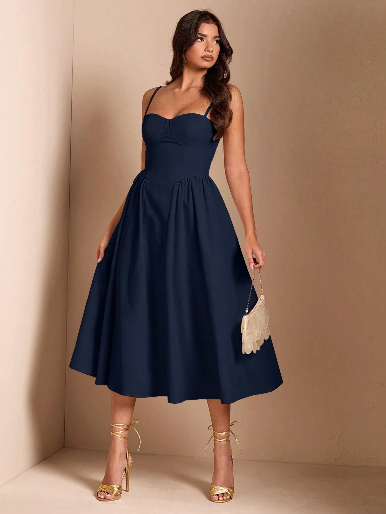 BAE Elegant Women's Sleeveless Long Puff Dress, Suitable For Daily Dates, Outings, Nightclubs, Parties, Autumn Season,Summer Dresses For Women,Dresses For Women Summer