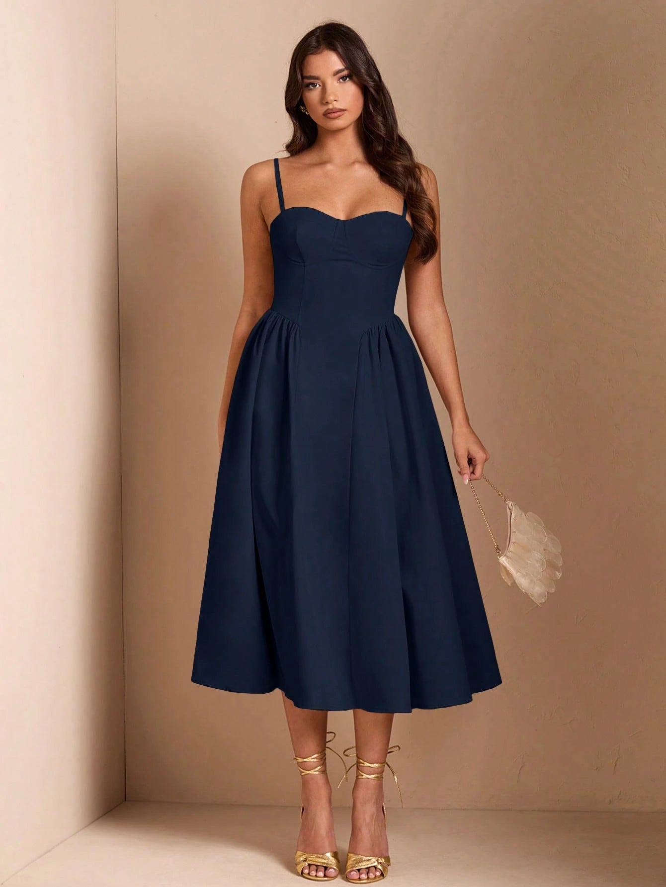 BAE Elegant Women's Sleeveless Long Puff Dress, Suitable For Daily Dates, Outings, Nightclubs, Parties, Autumn Season,Summer Dresses For Women,Dresses For Women Summer
