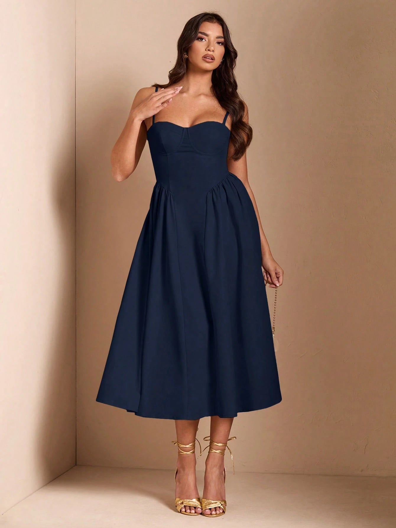 BAE Elegant Women's Sleeveless Long Puff Dress, Suitable For Daily Dates, Outings, Nightclubs, Parties, Autumn Season,Summer Dresses For Women,Dresses For Women Summer