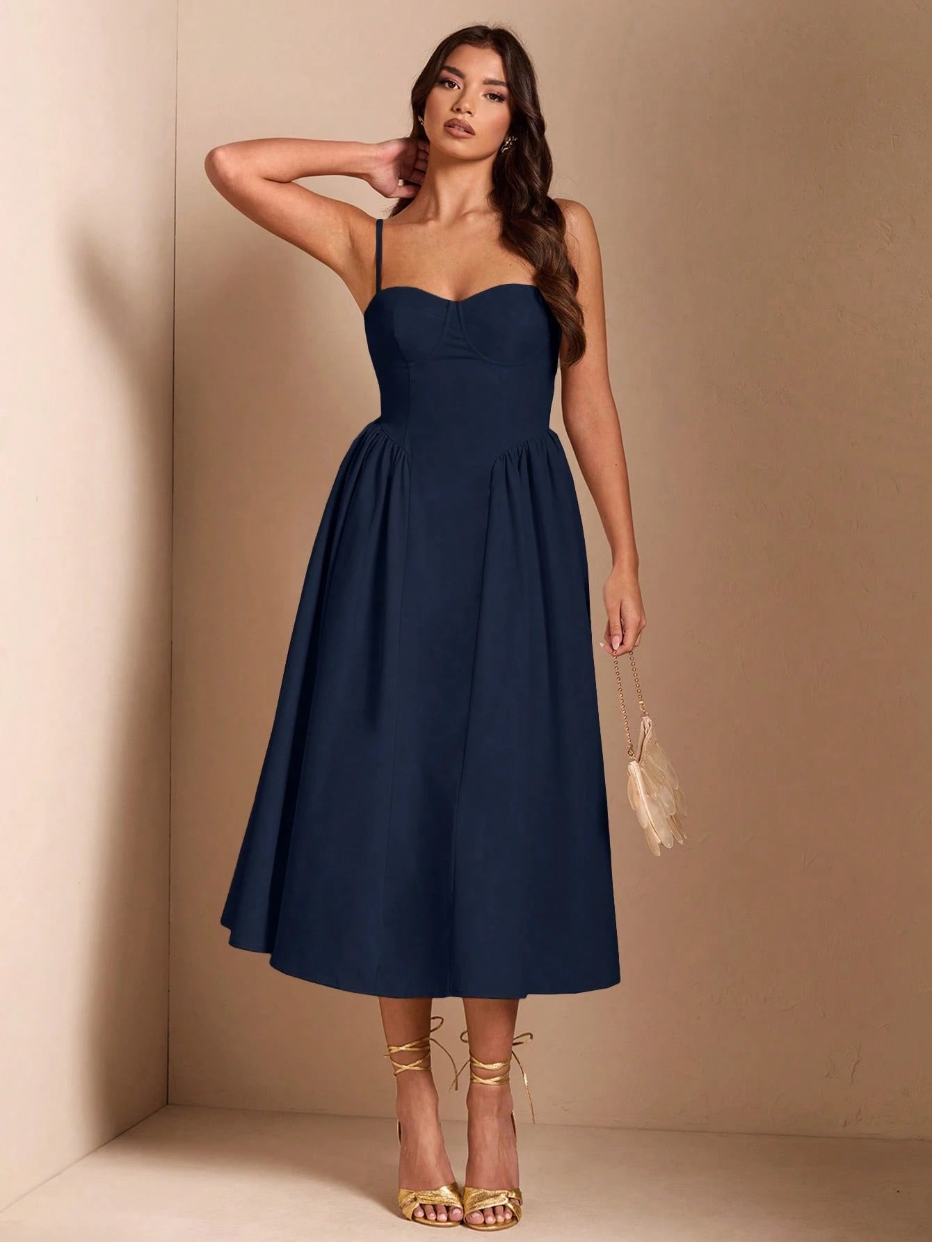 BAE Elegant Women's Sleeveless Long Puff Dress, Suitable For Daily Dates, Outings, Nightclubs, Parties, Autumn Season,Summer Dresses For Women,Dresses For Women Summer