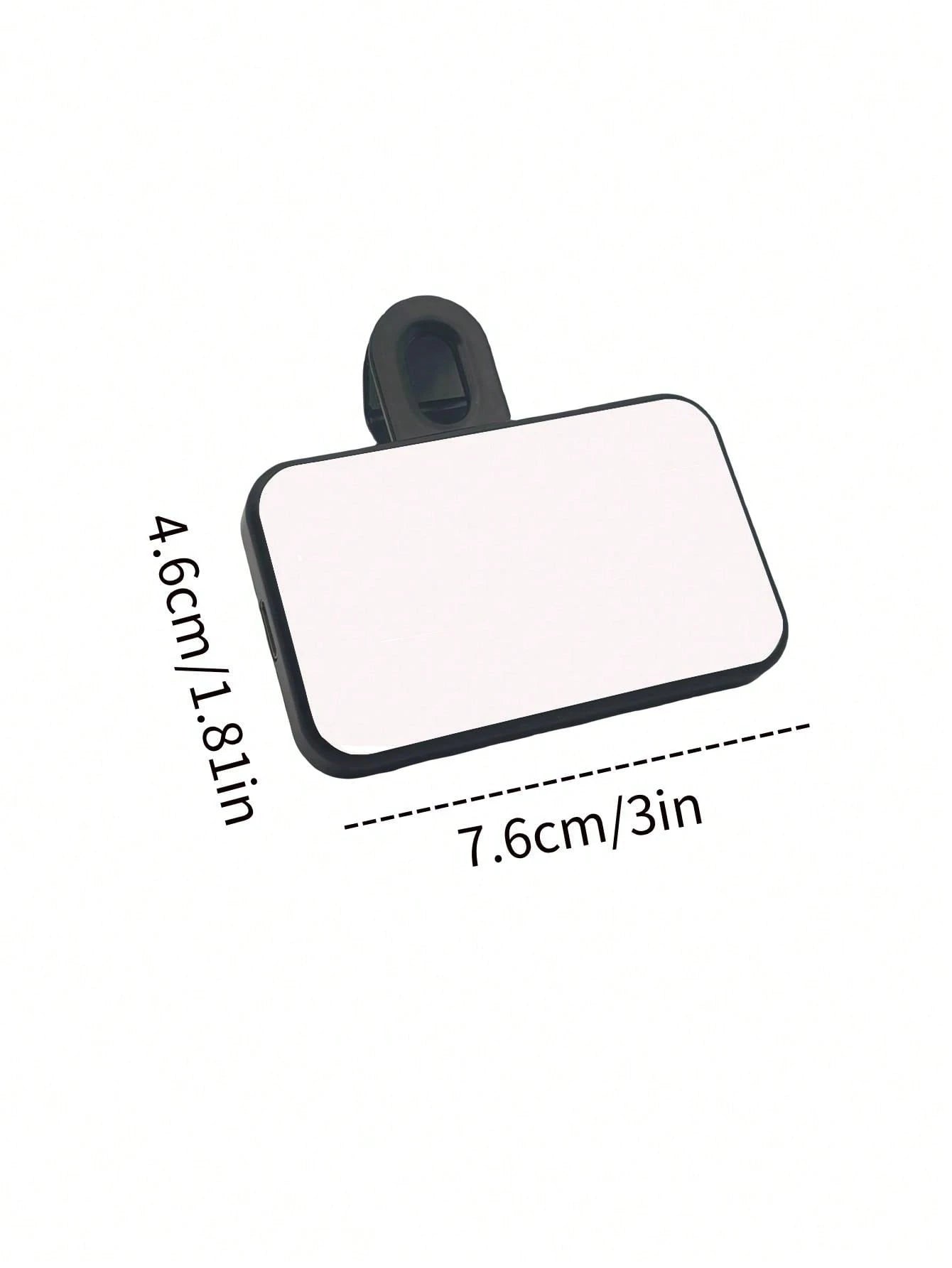 Baijun XU 1pc LED Selfie Light, 3 Lighting Modes, Portable Clip-On Fill Light, Suitable For Makeup, Live Streaming, Zoom Meetings, Rechargeable For Phone & Camera