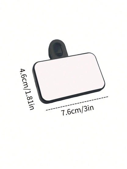Baijun XU 1pc LED Selfie Light, 3 Lighting Modes, Portable Clip-On Fill Light, Suitable For Makeup, Live Streaming, Zoom Meetings, Rechargeable For Phone & Camera
