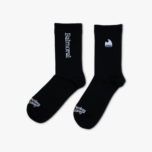 Balmoral Running Socks / Black