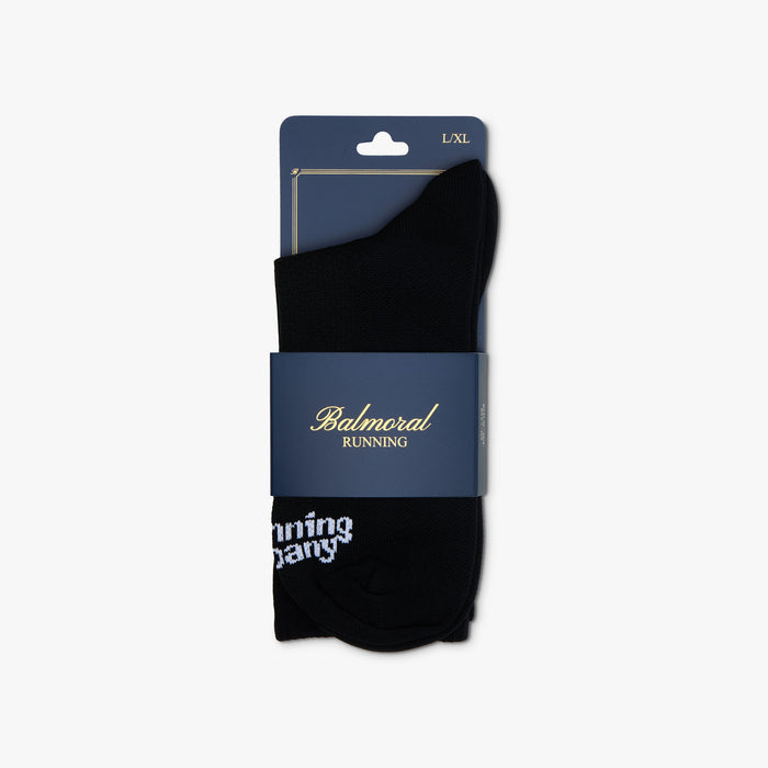 Balmoral Running Socks / Black