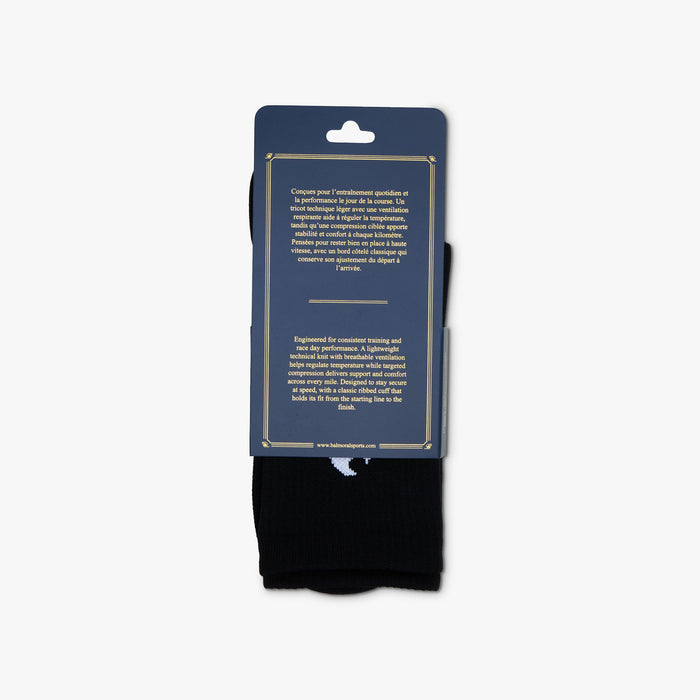Balmoral Running Socks / Black