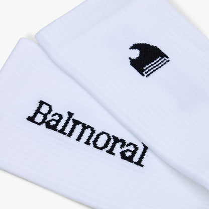 Balmoral Running Socks / White