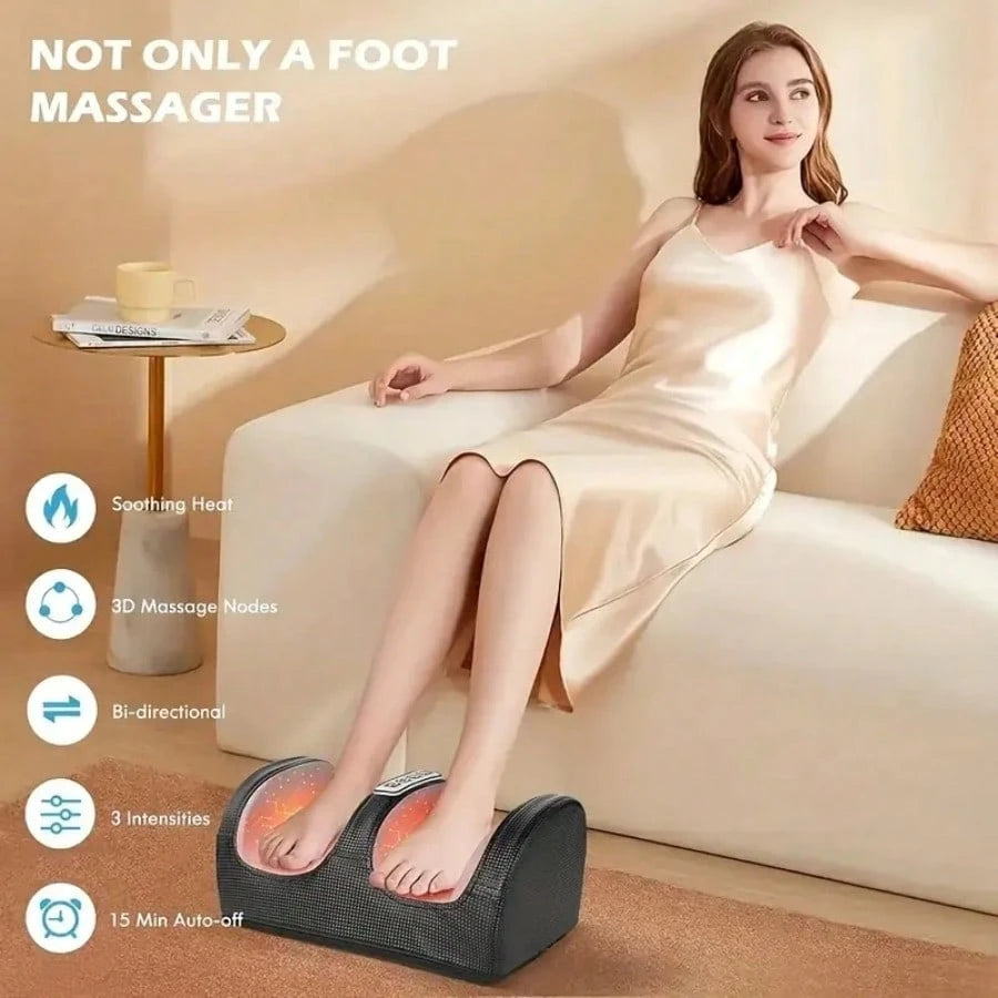 BANBERS Multi-Functional Leg Foot Massager,Foot Massager With Heating Function For Legs, Arms, Plantar Fasciitis, Relieves Pain, Promotes Blood Circulation And Relaxation, A Great Holiday/Birthday Gif