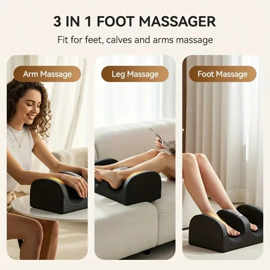 BANBERS Multi-Functional Leg Foot Massager,Foot Massager With Heating Function For Legs, Arms, Plantar Fasciitis, Relieves Pain, Promotes Blood Circulation And Relaxation, A Great Holiday/Birthday Gif