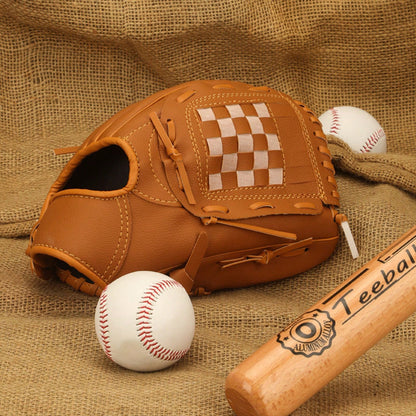 Baseball Glove PU Leather Thickened Catching Glove Infield Pitcher Training Gear For Beginners And Adults