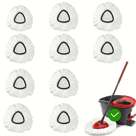 BDTGP Microfiber Mop Replacement Head, Washable And Durable Supplementary Cloth, 360 Degree Wet/Dry Use, Easy To Clean, No Need For Electricity, Household Cleaning Product