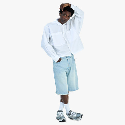 BEAMS Wide Arm Shirt / White