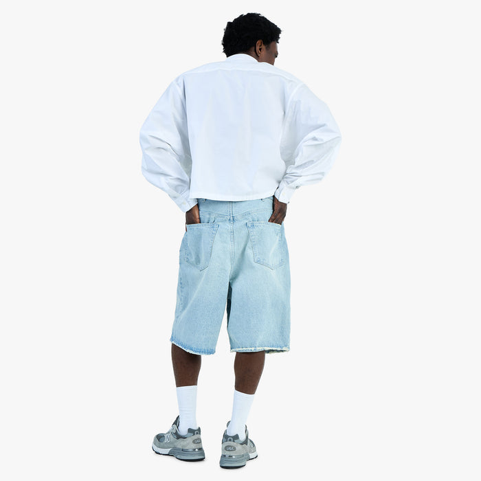 BEAMS Wide Arm Shirt / White