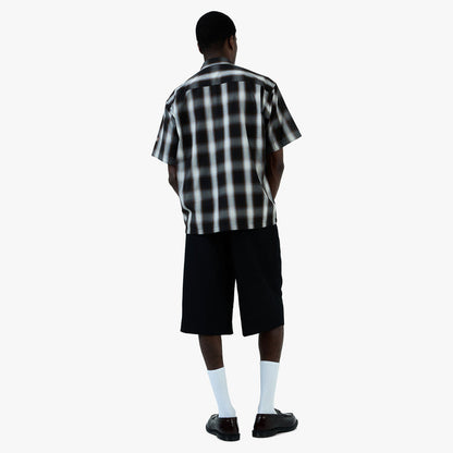BEAMS Wide Short Slacks / Black