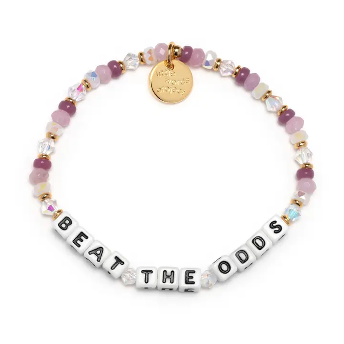Beat The Odds Beaded Bracelet Cherry Wine