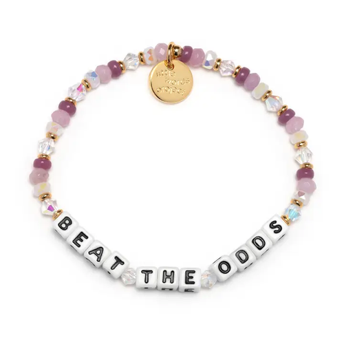 Beat The Odds Beaded Bracelet Cherry Wine