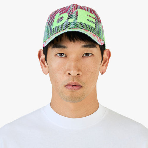b.Eautiful b.E Hat Multi Zebra Mesh / Highlighter