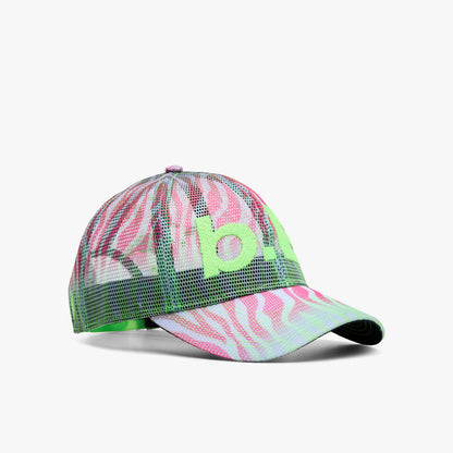 b.Eautiful b.E Hat Multi Zebra Mesh / Highlighter