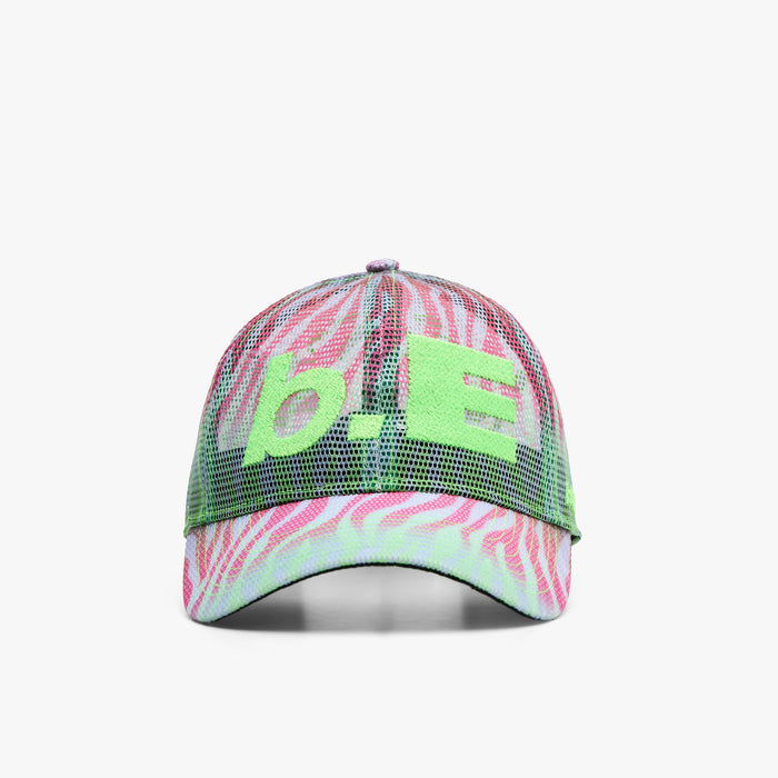 b.Eautiful b.E Hat Multi Zebra Mesh / Highlighter
