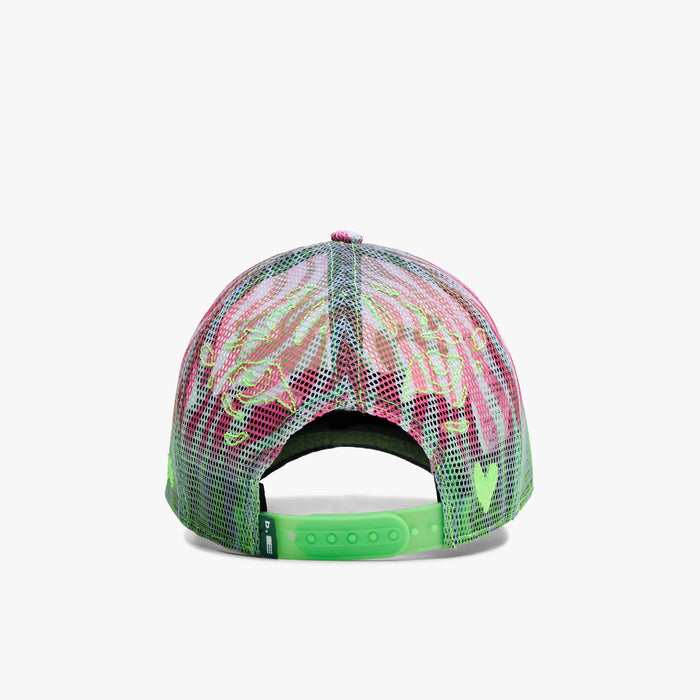 b.Eautiful b.E Hat Multi Zebra Mesh / Highlighter