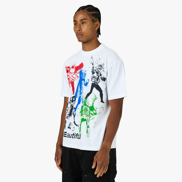 b.Eautiful Hero T-Shirt / White