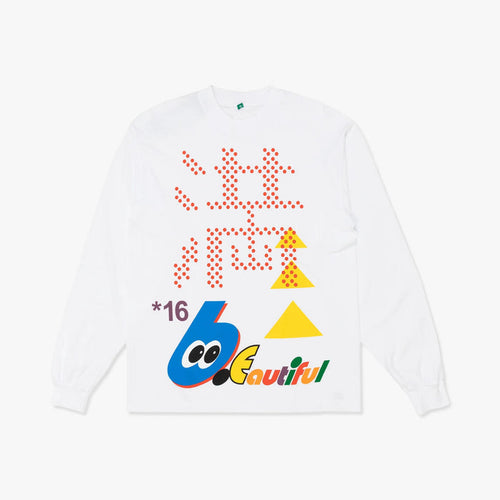 b.Eautiful Parking Longsleeve / White