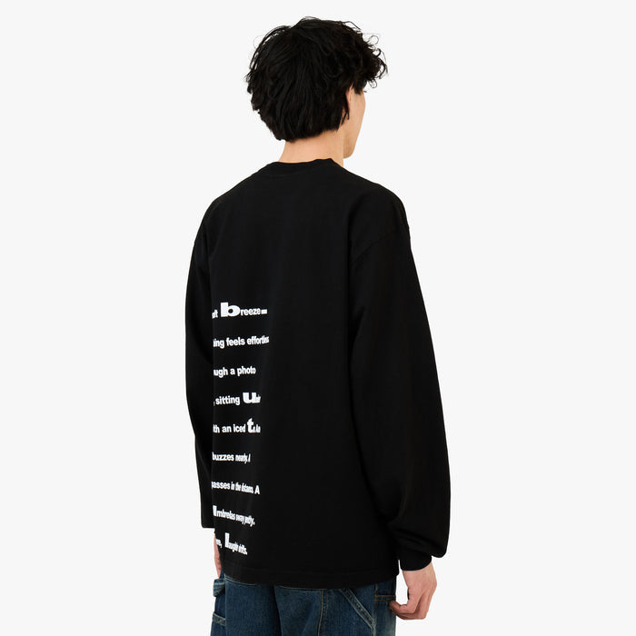b.Eautiful Poem Longsleeve / Black
