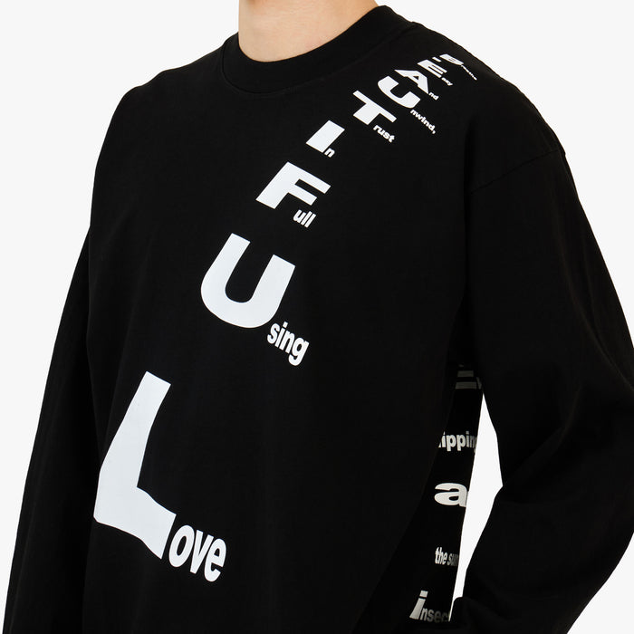 b.Eautiful Poem Longsleeve / Black