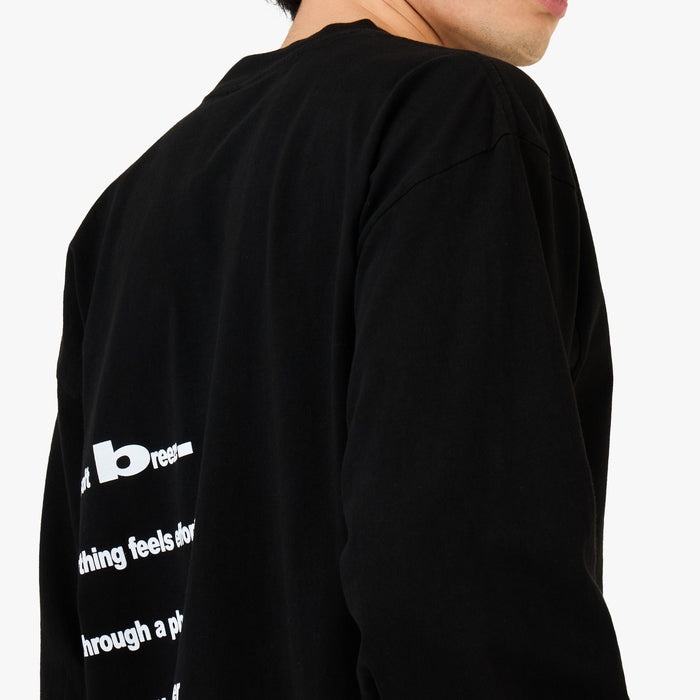 b.Eautiful Poem Longsleeve / Black