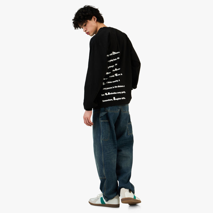 b.Eautiful Poem Longsleeve / Black