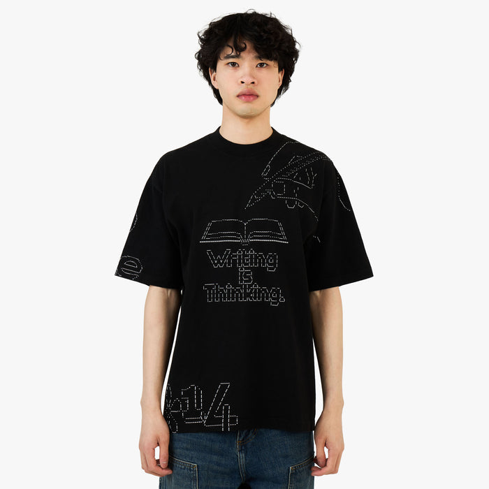 b.Eautiful Writing T-Shirt / Black