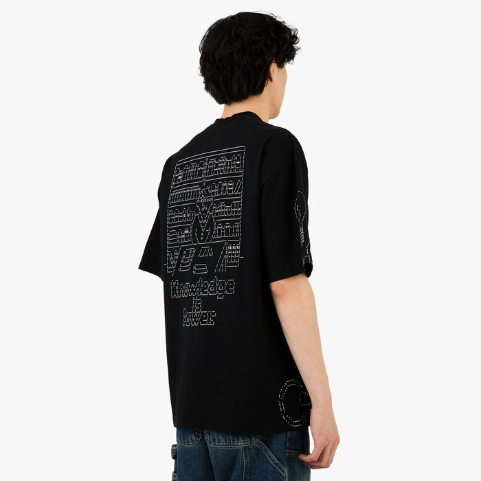 b.Eautiful Writing T-Shirt / Black