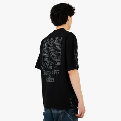 b.Eautiful Writing T-Shirt / Black