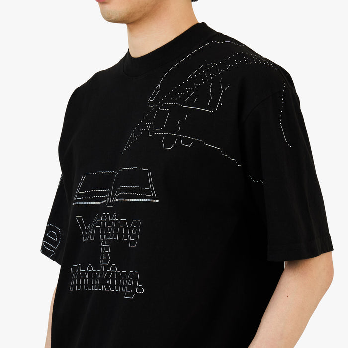 b.Eautiful Writing T-Shirt / Black