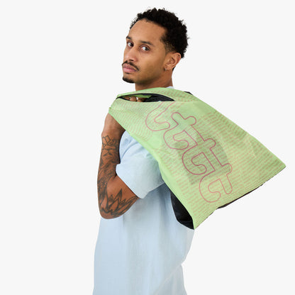 b.Eautiful x LTTT Times Reusable Bag Black / Lime